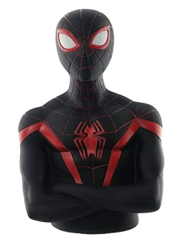 Marvel Spider-Man Black Suit Toy Coin Bank for Toddlers, Kids and Preschoolers.