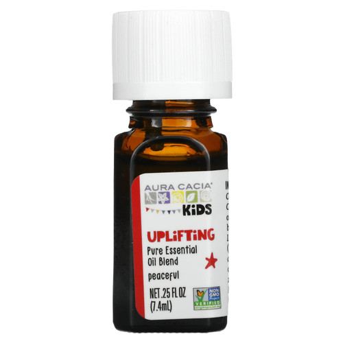 Kids, Pure Essential Oil Blend, Uplifting, 0.25 fl oz (7.4 ml), Aura Cacia Kids, Pure Essential Oil Blend, Uplifting, 0.25 fl oz (7.4 ml), Aura Cacia