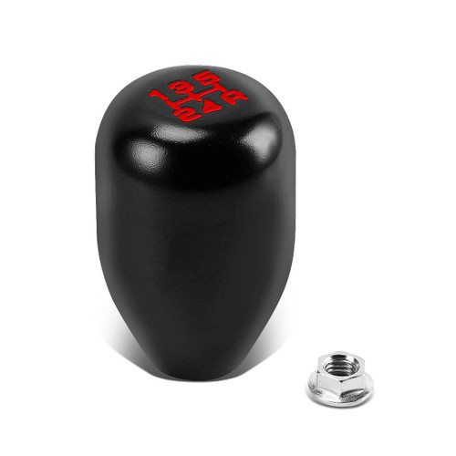 Auto Dynasty 5-Speed Manual Transmission Racing Shift Knob Compatible with Honda Civic Del Sol CRX Integra 88-00, Black