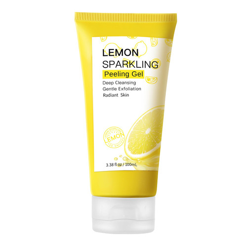 Peeling Gel Face Exfoliator, Lemon Sparkling Peeling Gel, Brightening Facial Exfoliator, Deep Exfoliating Face Exfoliator, Exfoliating Peeling Gel, Gently Daily Exfoliates For All Skin Types, 3.38 Oz Peeling Gel Face Exfoliator, Lemon Sparkling Peeling Gel, Brightening Facial Exfoliator, Deep Exfoliating Face Exfoliator, Exfoliating Peeling Gel, Gently Daily Exfoliates For All Skin Types, 3.38 Oz