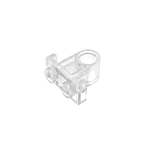 Eske Kouri Gobricks GDS-938 Pin Connector Plate with One Hole Compatible with Lego 32529 All Major Brick Brands Toys Building Blocks Technical Parts Assembles DIY (40 Trans-Clear(180),30 PCS)