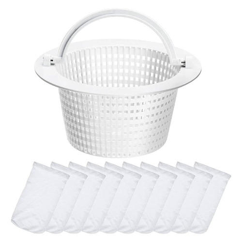 Pool Supply Ground Pool Thru-Wall Skimmer Baskets With Handles Swimming Pool Replacement Baskets Standard Pool Maintenance Tools