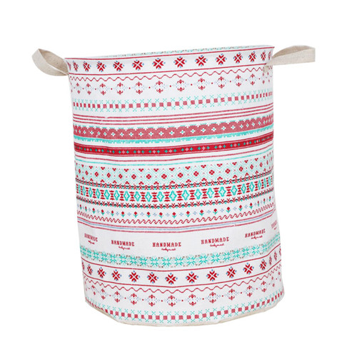 Zerodeko clothes storage basket dirty clothes basket toy storage organizer handle laundry handle bin woven laundry bin Cotton Blanket Kids Toy basket kid toys foldable child storage bucket