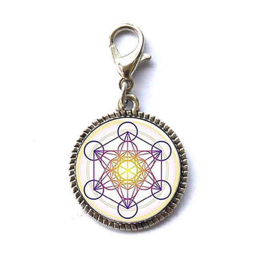 Metatron Cube Sacred Geometry Flower Charm Jewelry Friend Gift Bracelet Pendant Zipper Pull Charm with Lobster Clasp Art Photo Zipper Pull Jewelry Metatron Cube Sacred Geometry Flower Charm Jewelry Friend Gift Bracelet Pendant Zipper Pull Charm with Lobster Clasp Art Photo Zipper Pull Jewelry
