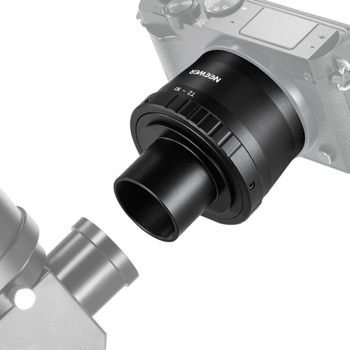 NEEWER T Ring Adapter Set, T2 Ring Camera Lens Adapter & M42 to 1.25" Telescope T Mount Adapter, Compatible with Nikon 1 Series Mirrorless Cameras (AW1 J1 J2 J3 J4 J5 S1 S2 V1 V2 V3), LS-T10