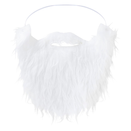 Dress Up America Fake Beard Costume - Costume Beard and Mustache White