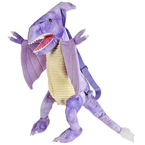 Plush Dinosaur Childrens Travel and Adventure Backpack Bag - Pteranodon