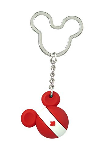 Disney Mickey Icon Ball Key Ring - Canada Key Accessory