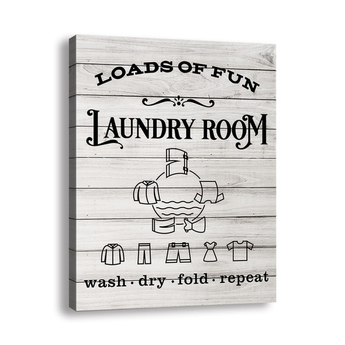 Vintage Laundry Room Sign Canvas Wall Art Rustic Laundry Rules Prints Signs Framed Laundry Schedule Funny Rules Prints Wood Background Bathroom Laundry Room Decor Size11.5 x 15 inch, Laundry room Rules - A-257