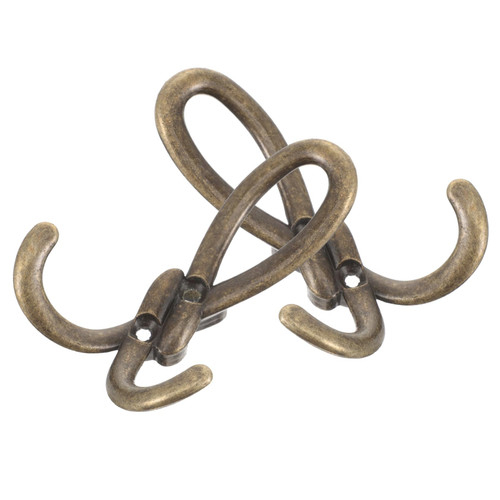 Housoutil 2pcs Retro Hook Heavy Duty Hanger Heavy Duty Keychain Key Wallet Purse Hooks for Hanging Purses Coat Hooks Robe Hook Wall Hook Alloy Decorative Hook Wall Hooks Decorative