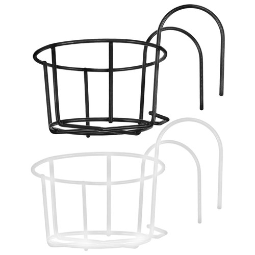 CAXUSD 2pcs Hanger Indoor Hanging planters Railing Indoor Flower Basket Outdoor Flower Pot Basket Outdoor Flower pots Wall Hanging Decor Flowerpot Hanging Flower Pot Iron Frame CAXUSD 2pcs Hanger Indoor Hanging planters Railing Indoor Flower Basket Outdoor Flower Pot Basket Outdoor Flower pots Wall Hanging Decor Flowerpot Hanging Flower Pot Iron Frame