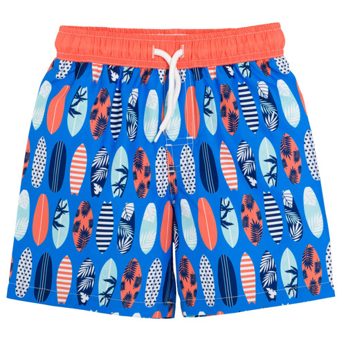 Dreamwave Surfboard Infant Baby Boys Swim Trunks Bathing Suit Blue 18 Months