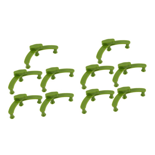 Happyyami 10 Pcs Clip houseplants Indoor Plants gripedge Tools Plant Branch benders Tree Branch Bender Plant Bending Trainer Plant Low Stress Fixing Clip Branches Fixing Tool Bonsai