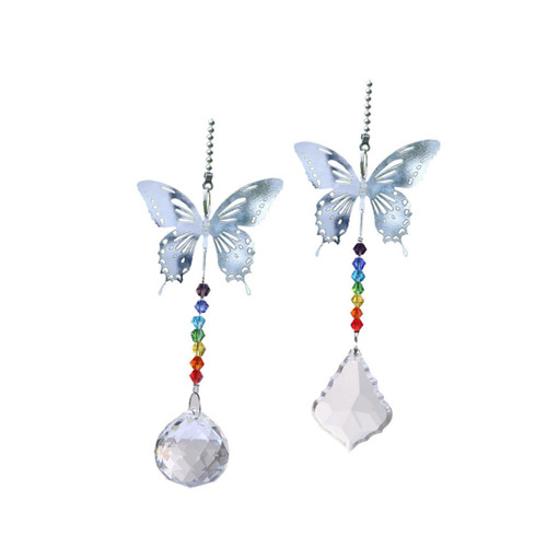 FUNOMOCYA 2pcs Baroque Prism suncatcher Hanging Crystals prisms Crystal suncatcher for Window Prism Rainbow Maker Chandelier Light Chandelier Crystal Pendants Christmas Balls car FUNOMOCYA 2pcs Baroque Prism suncatcher Hanging Crystals prisms Crystal suncatcher for Window Prism Rainbow Maker Chandelier Light Chandelier Crystal Pendants Christmas Balls car