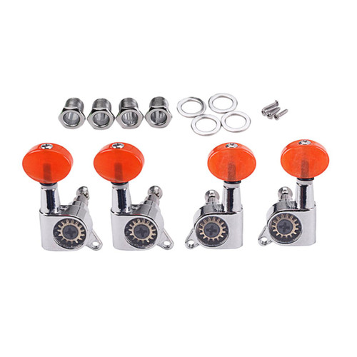 Milisten 4pcs ukulele tuning pegs ukulele pegs acoustic ukulele machine heads sealed ukulele tuners