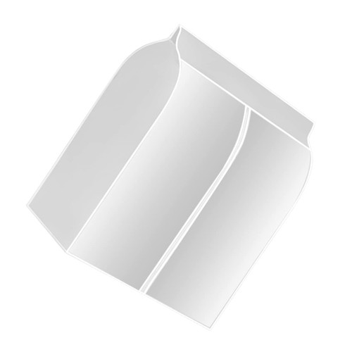 clothing dust cover translucent clothing bag clothes rack cover hanging garment bags for closet storage clear storage tote clothes storage bag white Storage bags peva Wardrobe