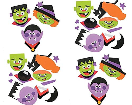 Fun Express Halloween Magnet Craft Kits - 24 Kits per Order Bulk Class Pack