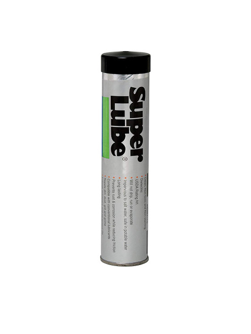 Super Lube 21036 Synthetic Grease (NLGI 2), 3 oz Cartridge, Translucent White