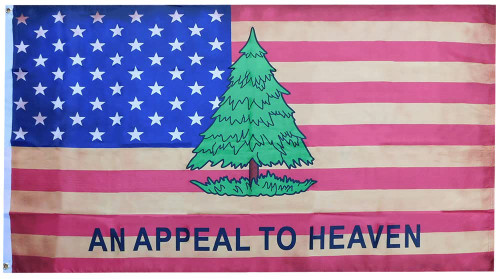 USA Vintage An Appeal To Heaven Washington Cruiser's Premium Quality Heavy Duty Fade Resistant 3x5 3'x5' 100D Woven Poly Nylon Flag Banner Grommets USA Vintage An Appeal To Heaven Washington Cruiser's Premium Quality Heavy Duty Fade Resistant 3x5 3'x5' 100D Woven Poly Nylon Flag Banner Grommets