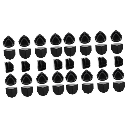 Cabilock 40 pcs Buckle plastic storage shelves storage shelves plastic wire splice wire grid cubes cabinet wire cube connector plastic wire connector wire cube organizer connector universal