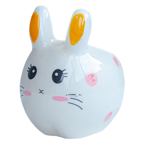 OFFSCH Succulent Flower Pot Bunny Ceramic Pot Bunny Statue Rabbit Planter Animal Pot Ceramic Pots Rabbit Flower Pot Ceramic Planter Bunny Sculpture Bunny Figurine Desktop Ceramics Bracket