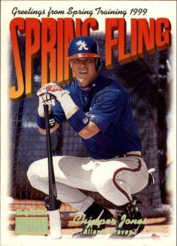 1999 SkyBox Premium #296 Chipper Jones SF MLB Baseball Trading Card