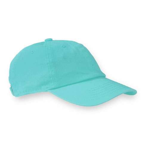 PLAIN GEAR Classic Flex fit Dad Hats for Men - Plain Flex Fitted Baseball Cap - Adjustable Metal Buckle Closure Hat (Sky Blue)