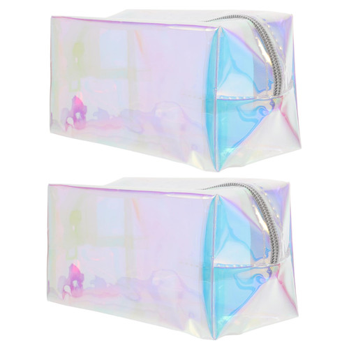 GLEAVI 2pcs Cosmetic Bag Makeup Bags Women Cosmetics Pouch Large Capacity Toiletries Pouch Girl Storage Bag Makeup Storage Bag Cosmetics Organizer Make up Bag Travel Tote Bag Portable Tpu GLEAVI 2pcs Cosmetic Bag Makeup Bags Women Cosmetics Pouch Large Capacity Toiletries Pouch Girl Storage Bag Makeup Storage Bag Cosmetics Organizer Make up Bag Travel Tote Bag Portable Tpu