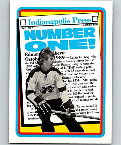 1990-91 Topps #1 Wayne Gretzky MINT Los Angeles Kings 07187