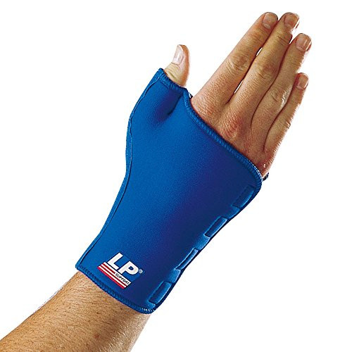 LP SUPPORT 776 - Wrist and Thumb Support - Wrist Brace with Thumb Support - Thumb Support for Rheumatism and Tenosynovitis and Wrist Support- Neoprene Thumb Wrist Brace (Blue, M)