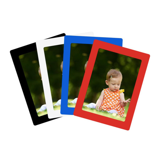 AOKWAWALIY 4Pcs 6 magnetic picture frame magnets photoframe pvc photo frames magnetic photo frame magnetic frame simple photo wall