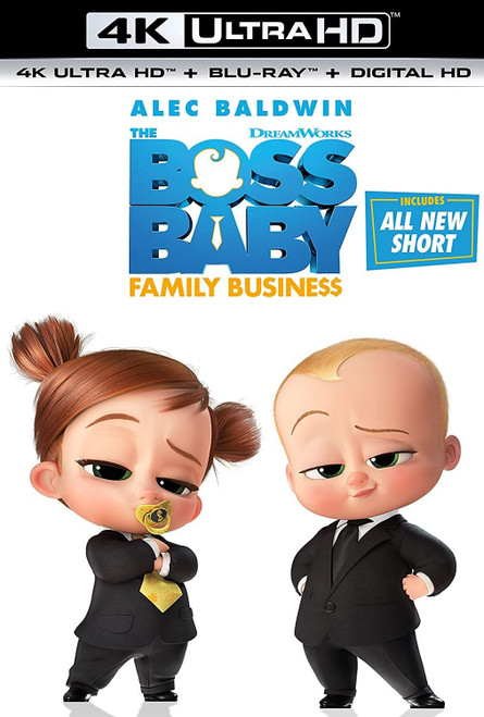 The Boss Baby: Family Business - 4K Ultra HD + Blu-ray + Digital [4K UHD]