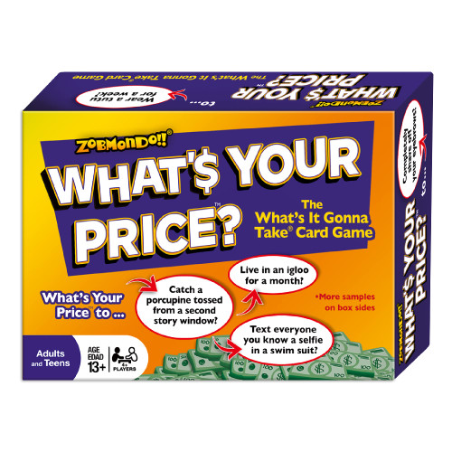 Zobmondo!! What's Your Price Card Game