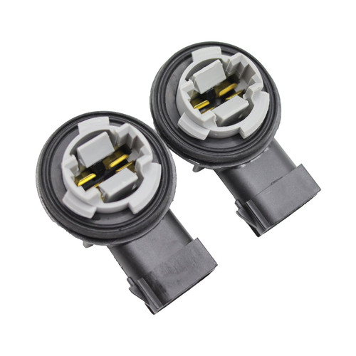 2Pcs Headlight Taillight Turn Signal Lamp Socket Fit for Ford Explorer Edge Ranger Explorer F150 F250 2008-2017 Replaces 2U5Z13411DA 2U5Z-13411-DA