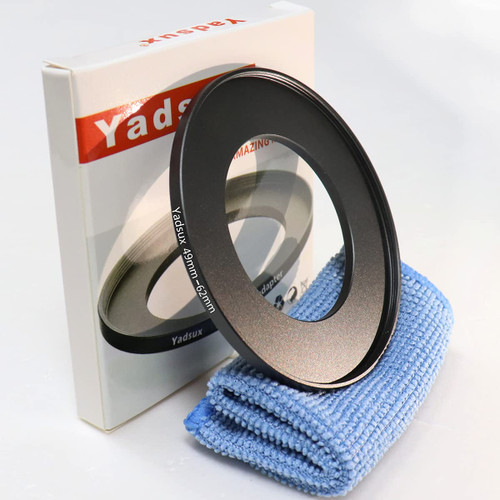 52mm to 62mm Step Up Ring, for Camera Lenses and Filter,Metal Filters Step-Up Ring Adapter,The Connection 52MM Lens to 62MM Filter Lens Accessory
