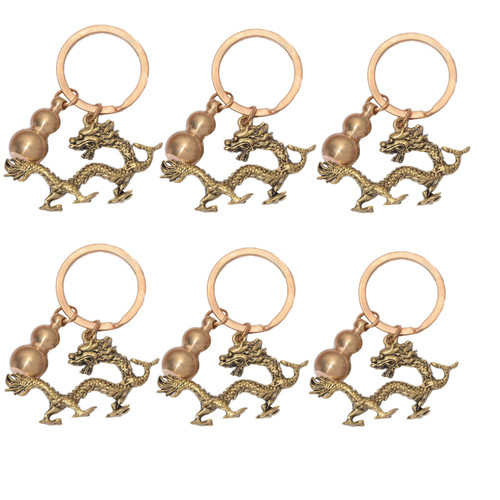 Acewen 6Pcs Year of The Dragon 2024 Keychains Dragon Pendants Charms Metal Dragon Statue Figurine Keyring for Keys Hanging Ornament Decor Chinese Rabbit New Year Zodiac Gift Blessing Souvenir Acewen 6Pcs Year of The Dragon 2024 Keychains Dragon Pendants Charms Metal Dragon Statue Figurine Keyring for Keys Hanging Ornament Decor Chinese Rabbit New Year Zodiac Gift Blessing Souvenir
