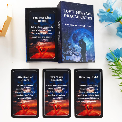ChaseDream Love Oracle Cards, Romantic Love and Relationship Cards for Soulmates and Twin Flames, Find Out Love, Distrust and Confusion