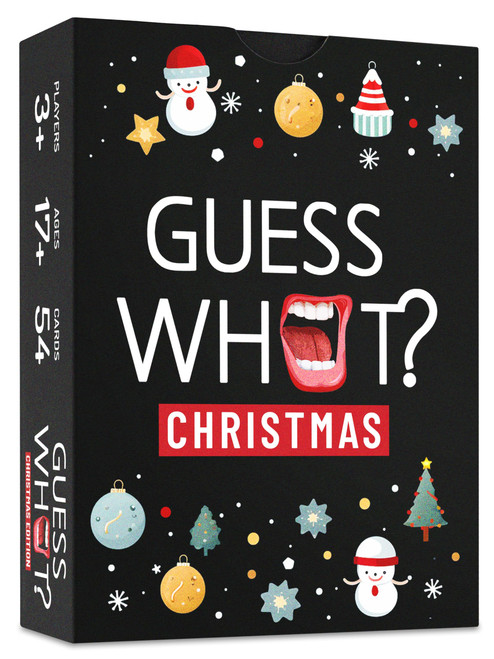 Christmas Card Game Guess What - Adult Games | Christmas Stocking Filler Games | Xmas Gift Ideas, Secret Santa Gifts | Holiday Party Games | Card Games for Adults Party | Card Games for Adults Christmas Card Game Guess What - Adult Games | Christmas Stocking Filler Games | Xmas Gift Ideas, Secret Santa Gifts | Holiday Party Games | Card Games for Adults Party | Card Games for Adults
