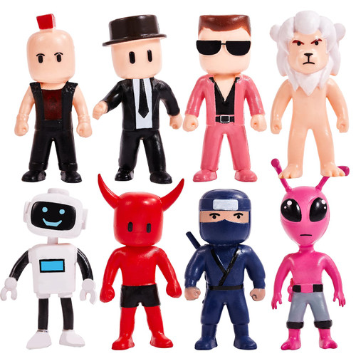 HOTPLACY Stumble Guys Toys, 8Pcs 2.6 inches PVC Stumble Guys Figures, Character Figures for Collecting, Decorating and Playing HOTPLACY Stumble Guys Toys, 8Pcs 2.6 inches PVC Stumble Guys Figures, Character Figures for Collecting, Decorating and Playing