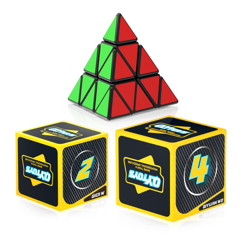 Vdealen Speed Cube Set, Puzzle Cube Bundle of 2x2 3x3 4x4 Pyramid Speed Cube, Smooth Magic Cube Game Toys Gift for Kids Teens Adults Vdealen Speed Cube Set, Puzzle Cube Bundle of 2x2 3x3 4x4 Pyramid Speed Cube, Smooth Magic Cube Game Toys Gift for Kids Teens Adults