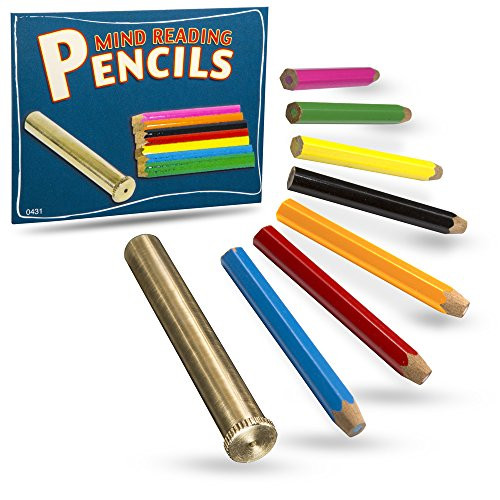Magic Makers Mind Reading Pencils Magic Kit - Magic Tricks with Pencils, Mentalism and Mind Reading Magic for all Skill Levels Magic Makers Mind Reading Pencils Magic Kit - Magic Tricks with Pencils, Mentalism and Mind Reading Magic for all Skill Levels