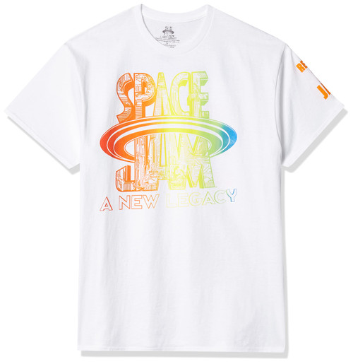 space jam Men's 2: A New Legacy Tune Squad Short Sleeve T-Shirt, White, L
