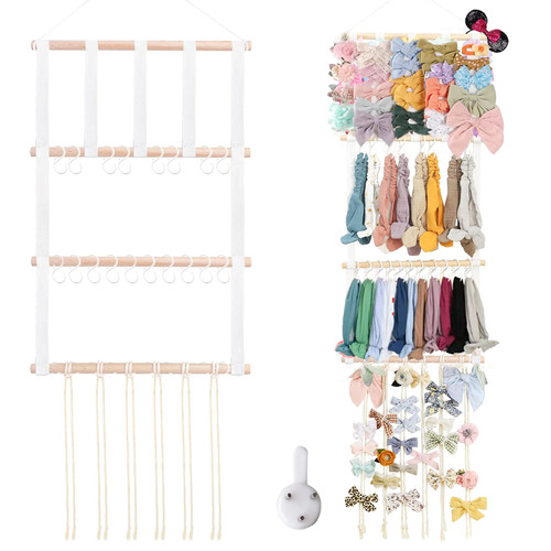 Watbeyoz Headband Hair Bows Holder Organizer for Girls?Hanging Baby Headband Holder Storage Organizer Wall Decor for Toddler Girls Room Door,Closet,Wall (White) Watbeyoz Headband Hair Bows Holder Organizer for Girls?Hanging Baby Headband Holder Storage Organizer Wall Decor for Toddler Girls Room Door,Closet,Wall (White)