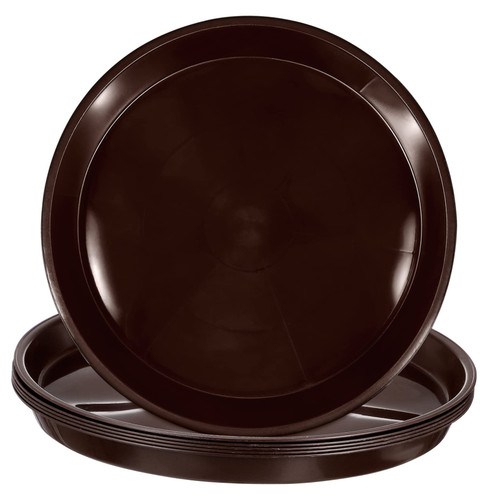 Yardwe 5 Pcs Tray House Plant Pot Outdoor Flower pots houseplants Live Indoor Flower Pot Saucers Planter Saucers Indoor planters Round Plant Saucers Plastic Plant Pot Saucer Container