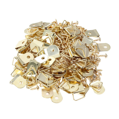 Cabilock 200PC Picture Frame Hooks Wall Clothes Rack Hanging Frames kit Picture Frame Hanging kit Photo Hanger Wall Hanger Hooks Closet Hooks for Wall Wire Hanging kit Photo Frame Iron Hook