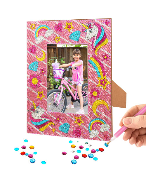 DIY Diamond Art Frame Craft Kit - Makes 1 Unicorn Diamond Art & Crafts Frame Diamond Art Kits for Kids - Ages 6+ Diamond Painting Kits for Kids w/ Diamond Painting Stickers & Wood - Unicorn Craft Kit DIY Diamond Art Frame Craft Kit - Makes 1 Unicorn Diamond Art & Crafts Frame Diamond Art Kits for Kids - Ages 6+ Diamond Painting Kits for Kids w/ Diamond Painting Stickers & Wood - Unicorn Craft Kit