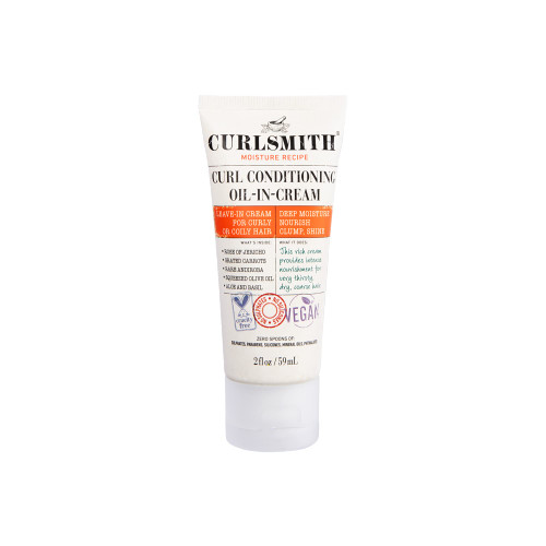 CURLSMITH - Curl Conditioning Oil in Cream - Vegan Leave in Conditioner for Curly and Coily Hair (2fl oz.)