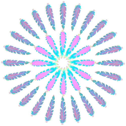 UNICRAFTALE 40pcs Leaf Rainbow Filigree Pendants 201 Stainless Steel Multi-Color Big Charms Filigree Metal Embellishments Pendants for DIY Necklaces Jewelry Making Hole: 1.2mm UNICRAFTALE 40pcs Leaf Rainbow Filigree Pendants 201 Stainless Steel Multi-Color Big Charms Filigree Metal Embellishments Pendants for DIY Necklaces Jewelry Making Hole: 1.2mm