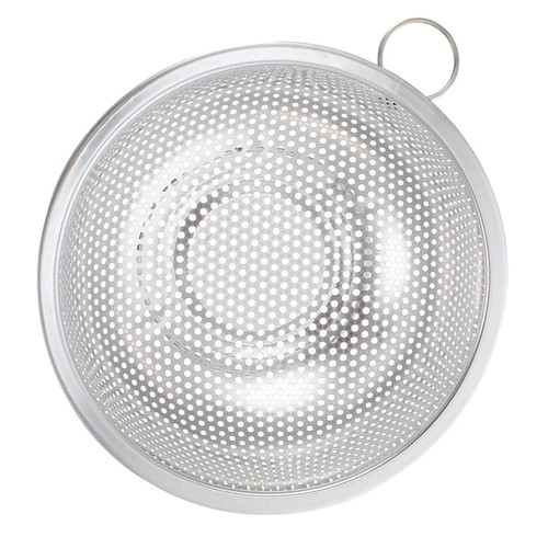 BESTOYARD Stainless steel drain basin stainless steel drain basket sieve basket rice washing bowl stainless steel container clean laundry basket metal colander drain basket for home strainer