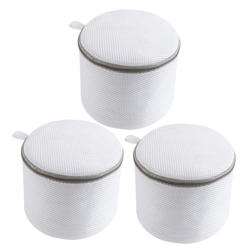 WATIIFUFU 3pcs Bra care bag delicate wash bag mesh wash bag bra washing bags for laundry zipper delicates bag for washing machine washing machine bra bag underwear protector polyester travel